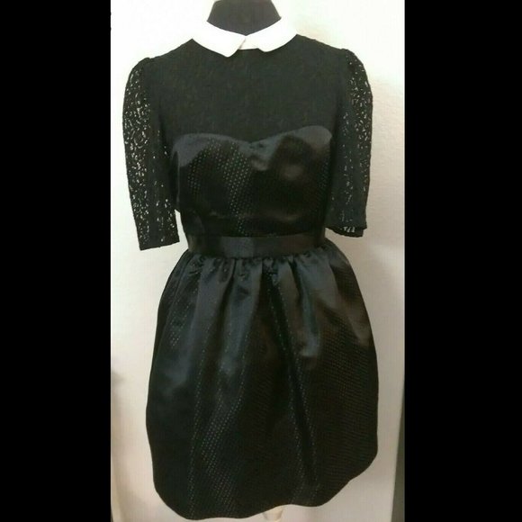 Jack Wills Dresses & Skirts - Jack Wills Lace Yoke Goth Retro Short Party Dress